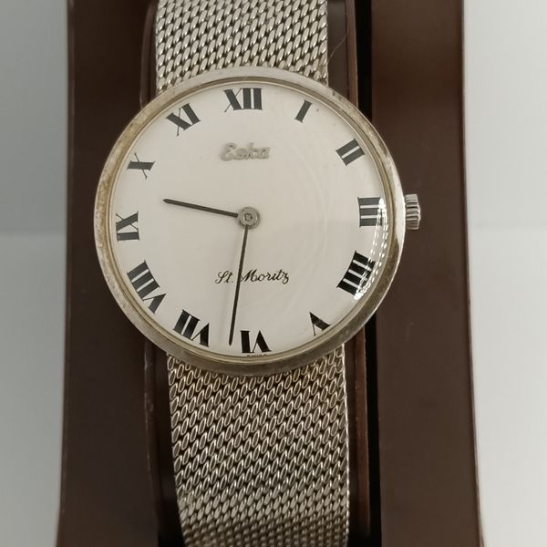 Rare : Eska St Moritz Vintage Watch with Roman Numeral Hour