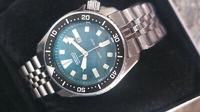 VINTAGE SEIKO DIVER 4205-0156 GREEN MOD AUTOMATIC UNISEX WATCH S.N: 530295  | WatchCharts Marketplace