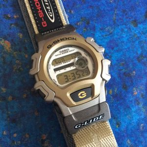 Casio G Shock G Lide Dw 004 Wr0m Canvas Velcro Strap New With Issue Watchcharts