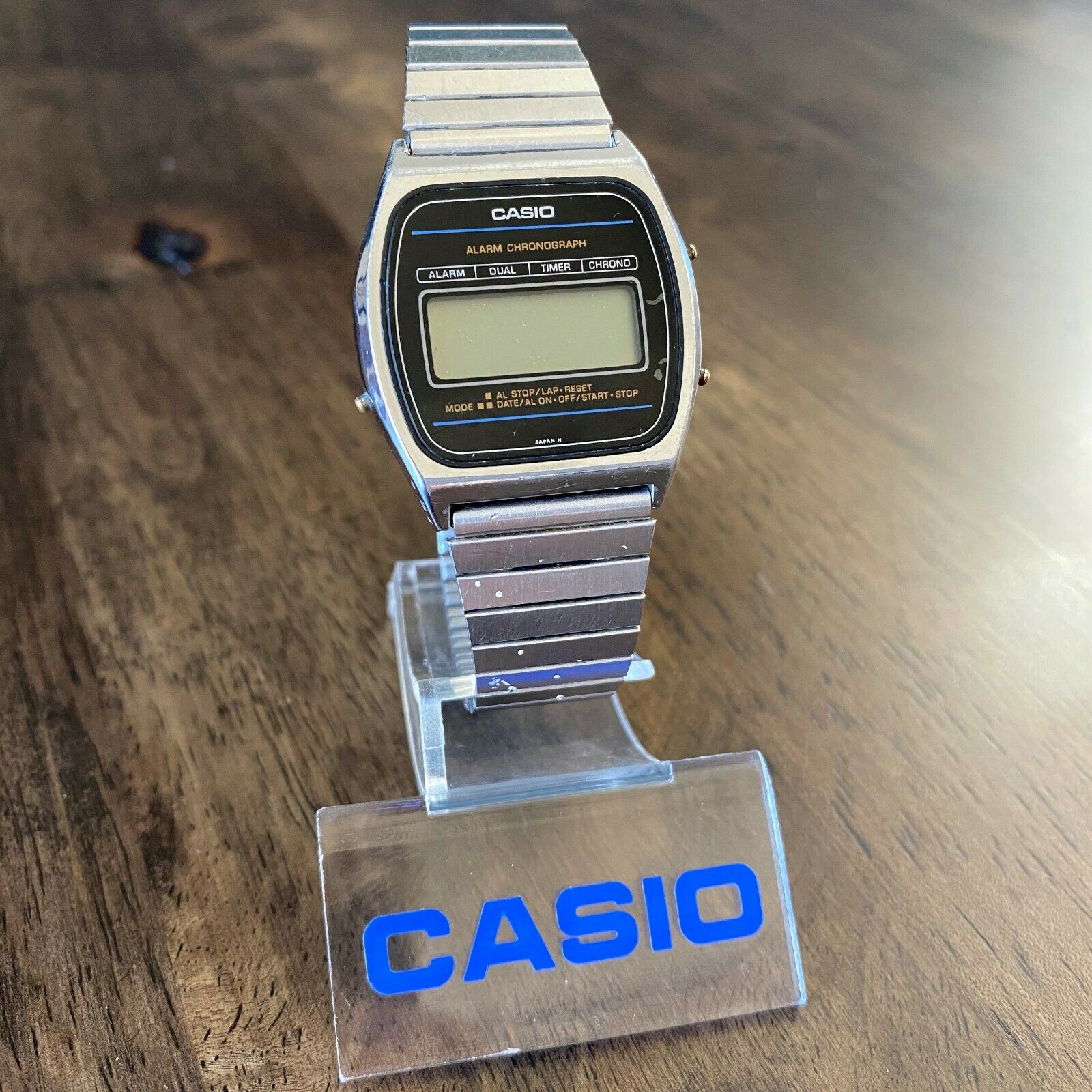 Vintage 1982 Casio SA-55 Digital Alarm Chronograph Watch Mod