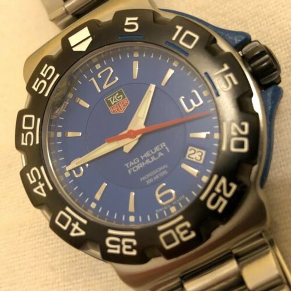 TAG Heuer Formula 1 Blue Dial WAC1112-0 - Crown Jewelers