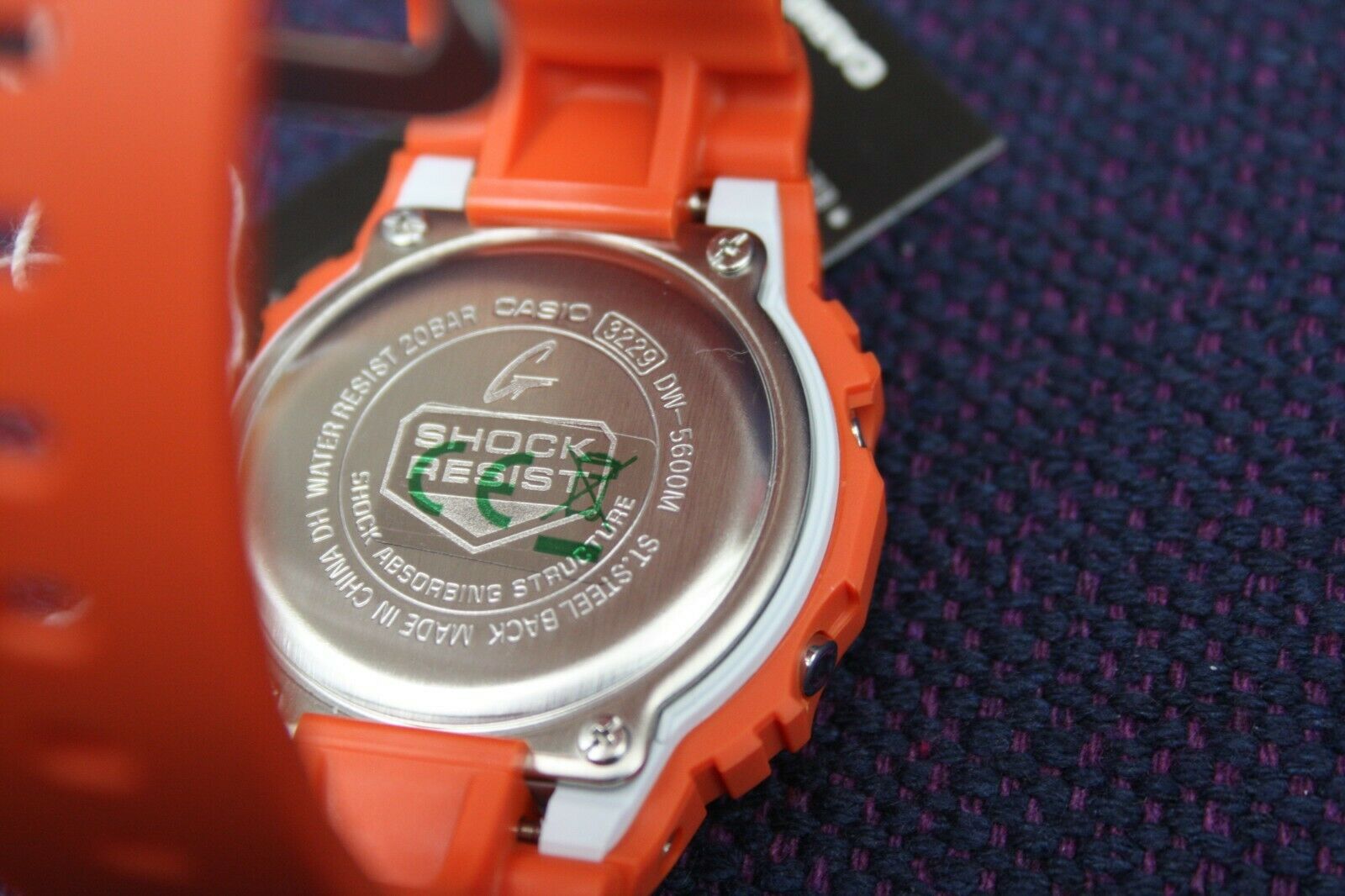 Casio G-Shock DW-5600M-4ER (Module 3229) (Orange) | WatchCharts 