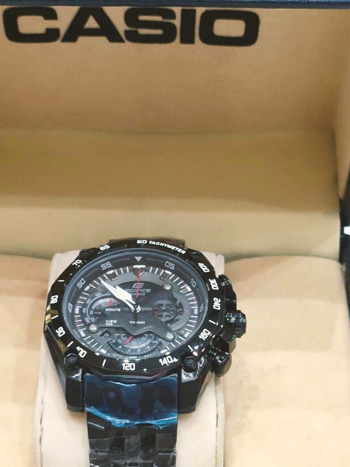 Casio Edifice Watch 5147 EF-550 Original Japanese 60 Tachymeter