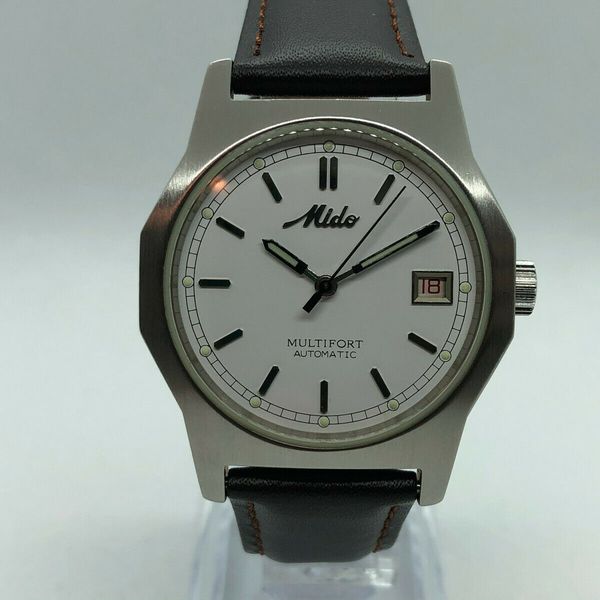 Mido Multifort Ocean Star Automatic 8823 Serviced Stainless Mens Watch ...