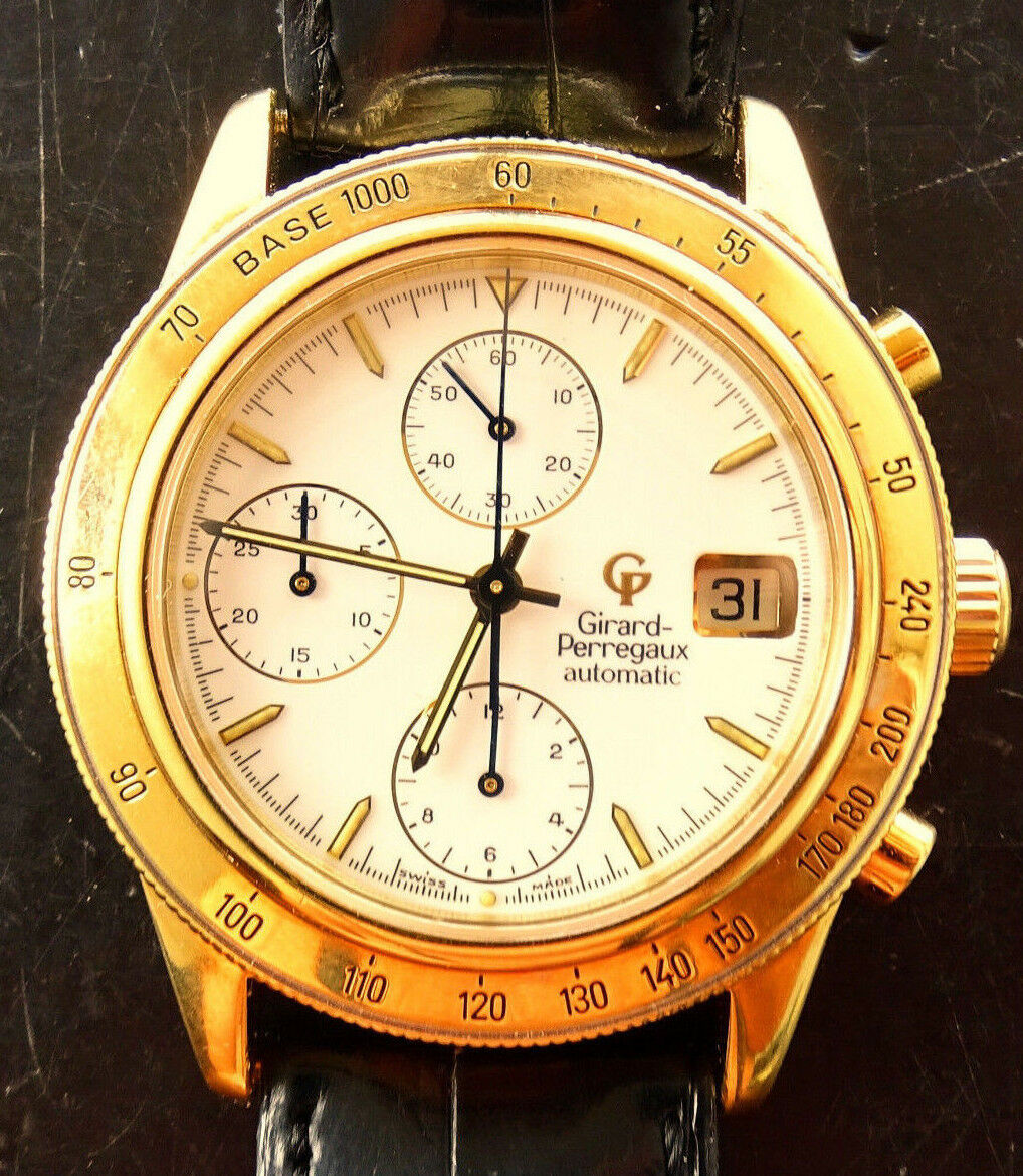 Girard Perregaux Olimpico 1992 Gelb Gold 18K 750 Automatik