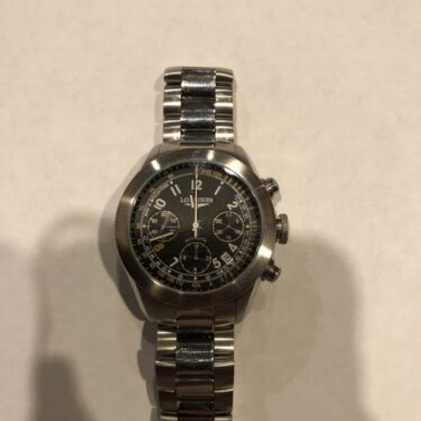 Longines Automatic Chronograph Andre Agassi Limited Edition Mens Watch ...