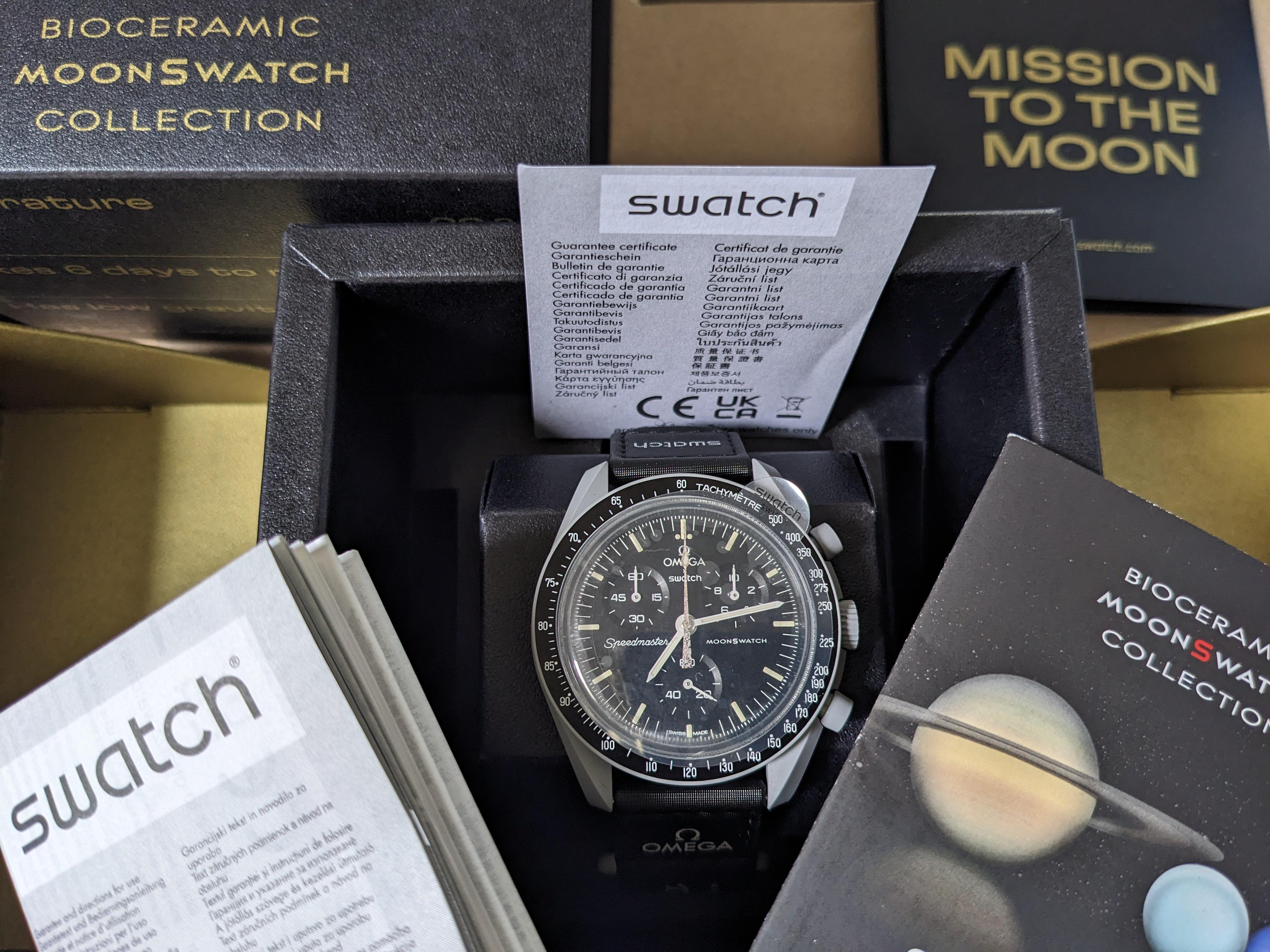 New OMEGA x SWATCH “MISSION TO THE MOON” Moonshine Bioceramic