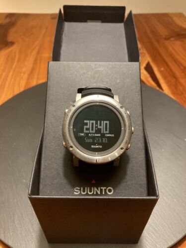 Suunto core 2024 brushed steel watch