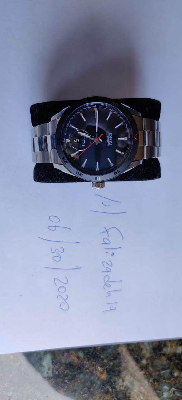 WTS Oris Artix GT Day Date Automatic Black Dial Men s Watch 735