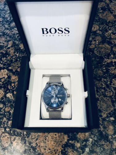 hugo boss jet blue watch