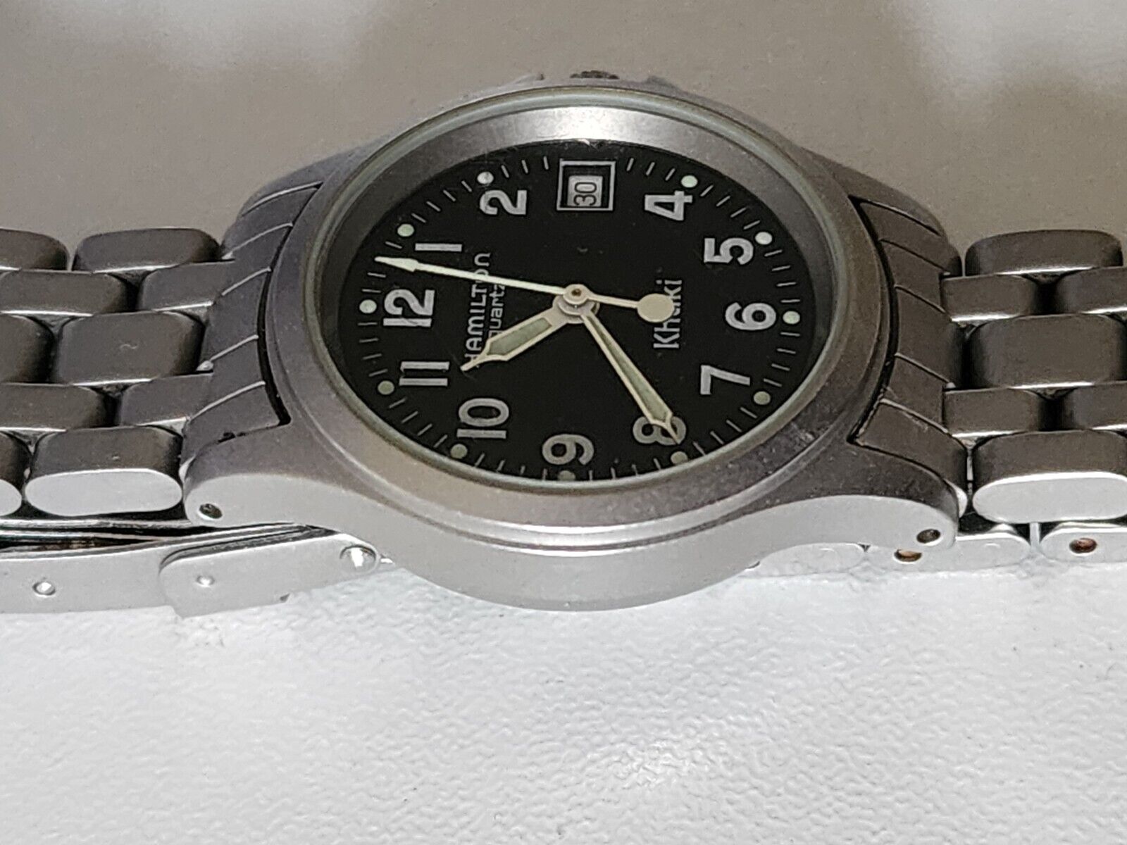 Hamilton Khaki Field Date Quartz Watch-97718 | WatchCharts Marketplace