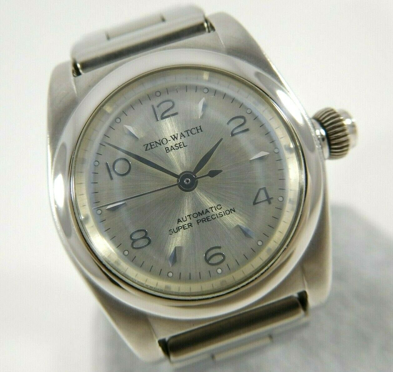 ZENO WATCH BASEL ZNB-001-LW Vintage Japanese Bubbleback Automatic