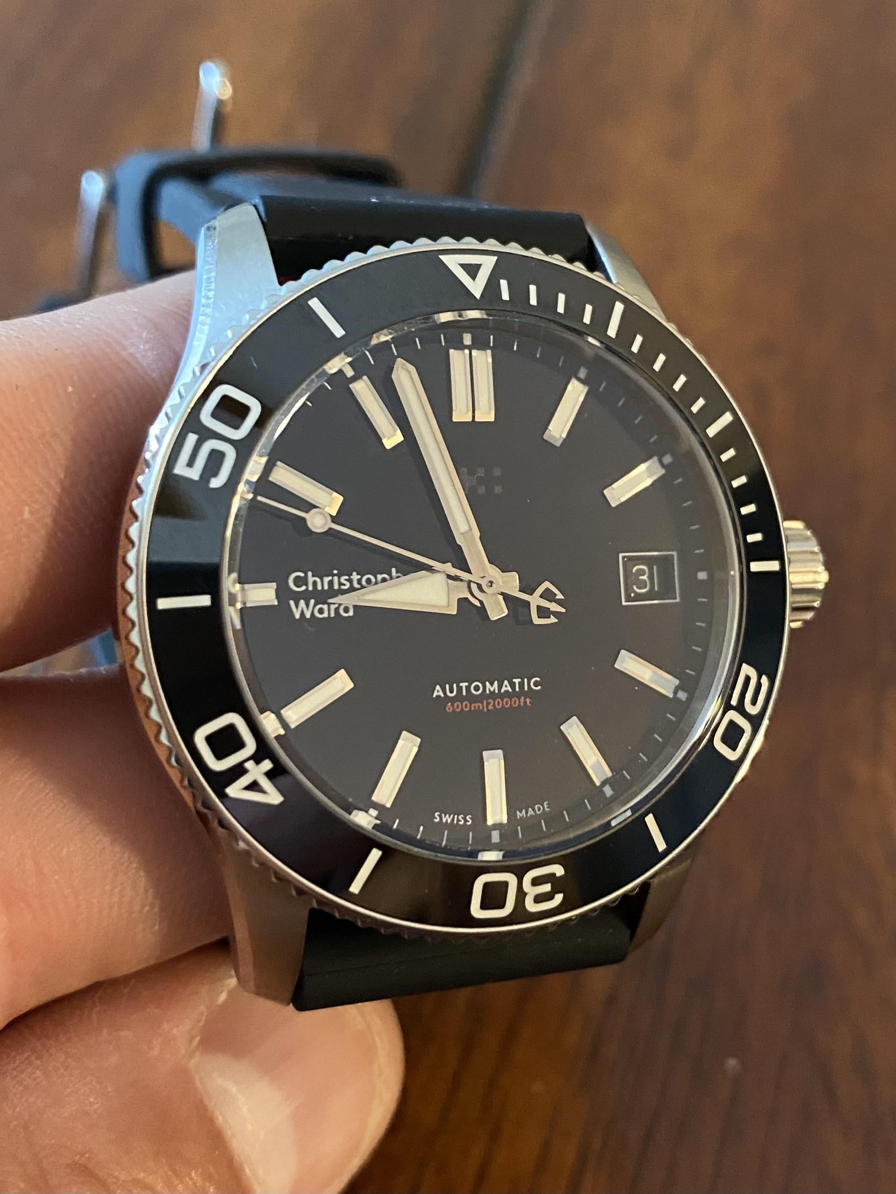 Christopher ward c60 38mm for sale hotsell