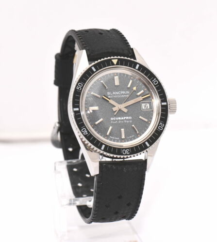 Blancpain Bathyscaphe Fifty Fathoms Scubapro Stahl Uhr Papiere Box