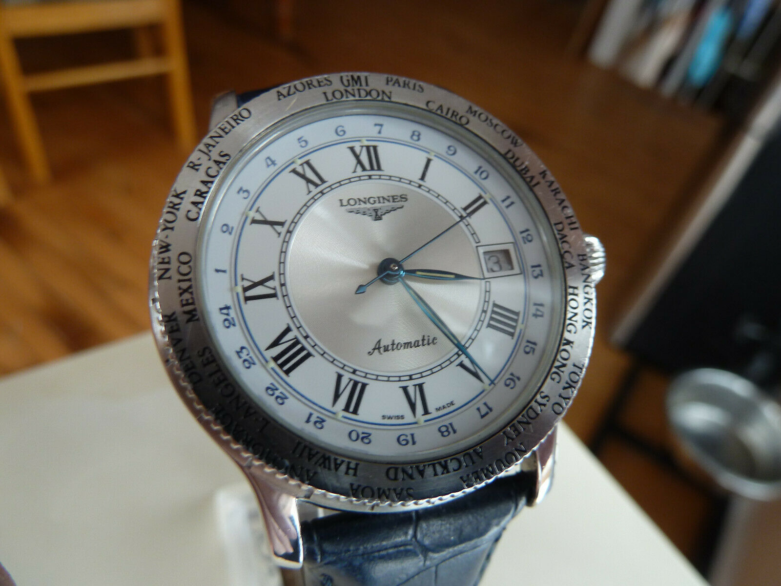 Longines Lindbergh GMT L2.611.4 Cal L635.6 33 Jewels Automatic