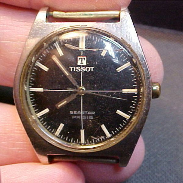 Tissot Seastar PR 516 1960's-70's mans wristwatch PAF Pakistan Air ...