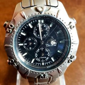 Citizen Gn 4w Ul Titanium Solar Eco Drive Chronograph Alarm Watch Running Watchcharts