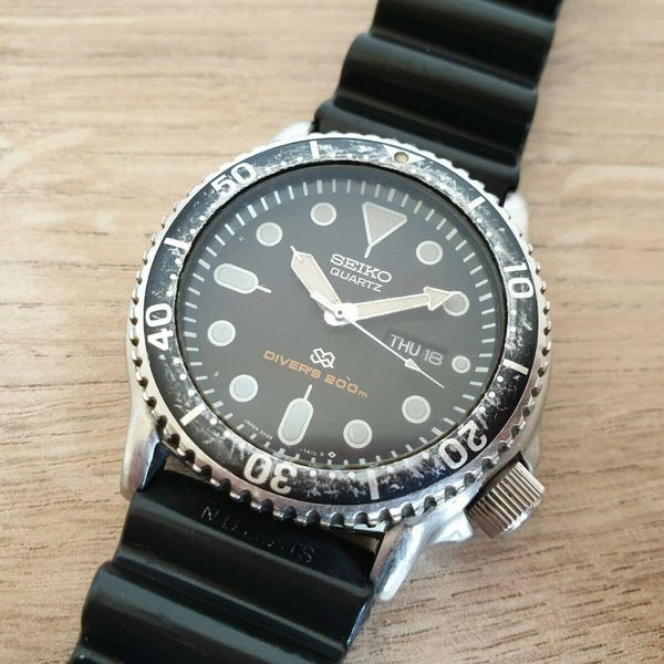 Vintage SEIKO 5H26-7A10 Scuba DIver's Quartz Watch 200m Made in Japan |  WatchCharts