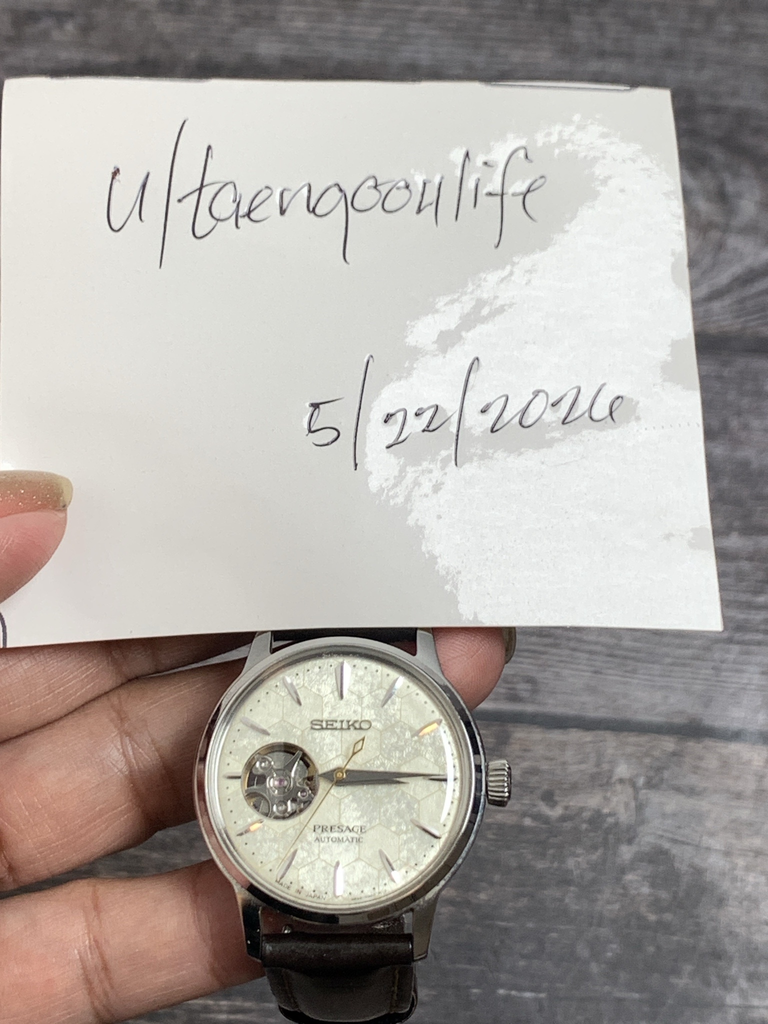 WTS] Seiko Presage Honeycomb SSA409 LE 40mm Box and Card- $850