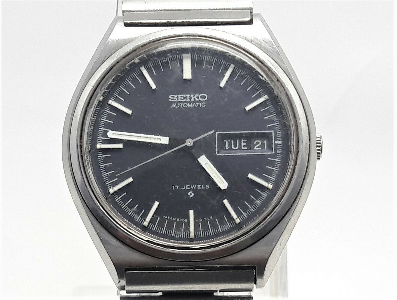 VINTAGE SEIKO 6309-8300 A2 AUTOMATIC 17J JAPAN MEN'S WATCH (2968