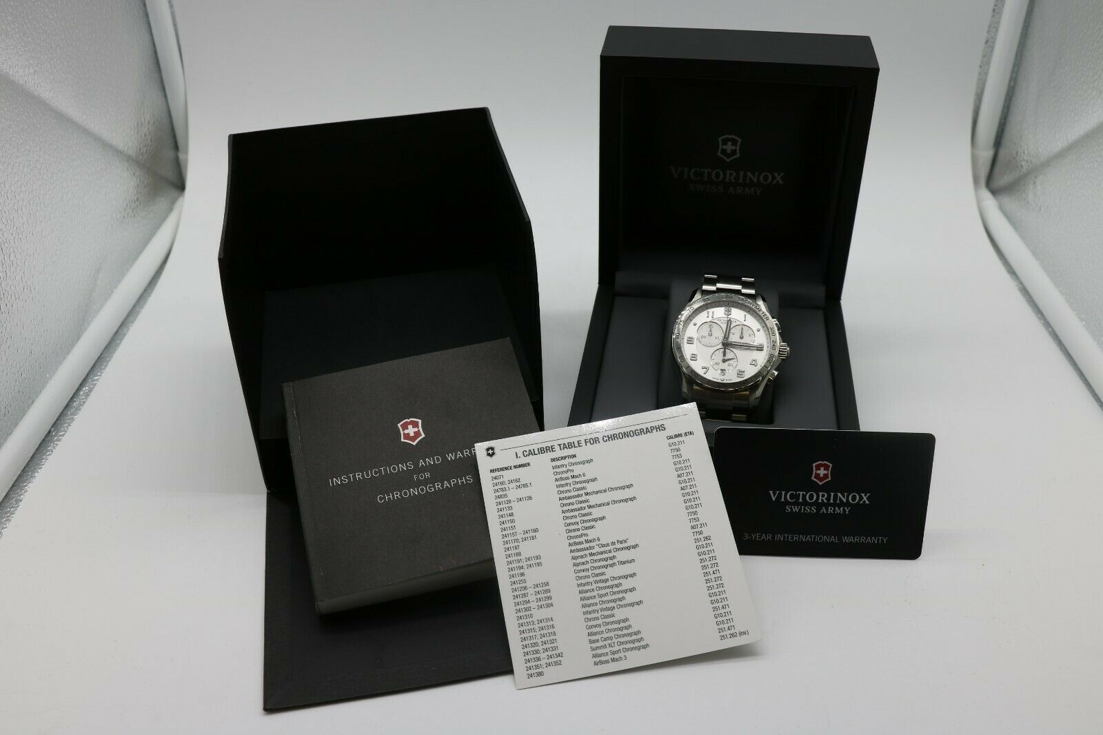 Victorinox Swiss Army Classic XLS Silver Dial SS Quartz Mens Watch