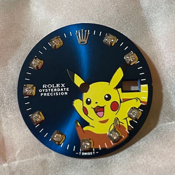 Rolex 6694 Pikachu Pokemon metallic blue Dial | WatchCharts Marketplace