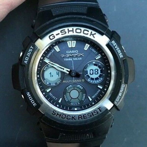 Casio G Shock Awg 100c 4765 Tough Solar Multi Band 6 Analog Digital Watchcharts