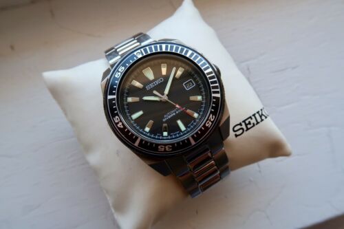 Seiko Samurai (1st Gen), SNM033, Steel, Black Dial, SNM011 | WatchCharts