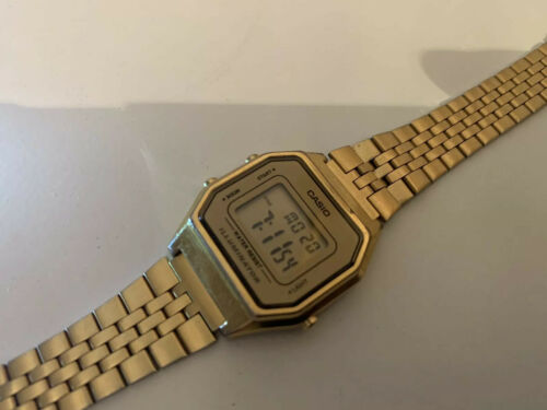 Casio la680 online gold