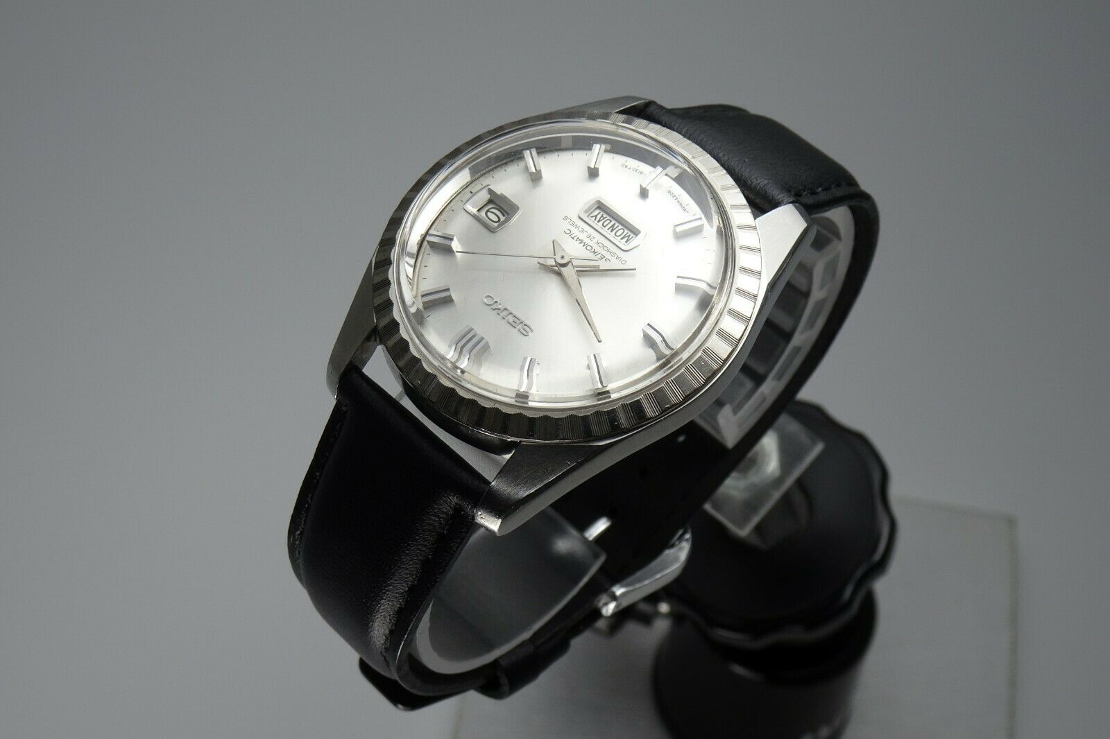 Vintage 1966 JAPAN SEIKO SEIKOMATIC WEEKDATER 6206-8160 26Jewels