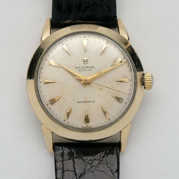 Vintage Universal Geneve Cal 138SS Bumper Movement Automatic Wrist ...