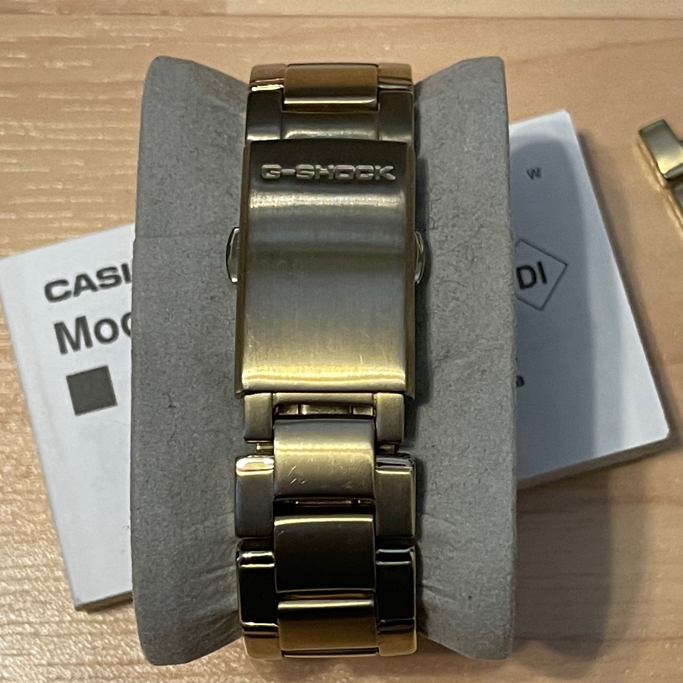 WTS] Casio G-Shock G-011BD-9A “The Cube” Gold & Black Steel