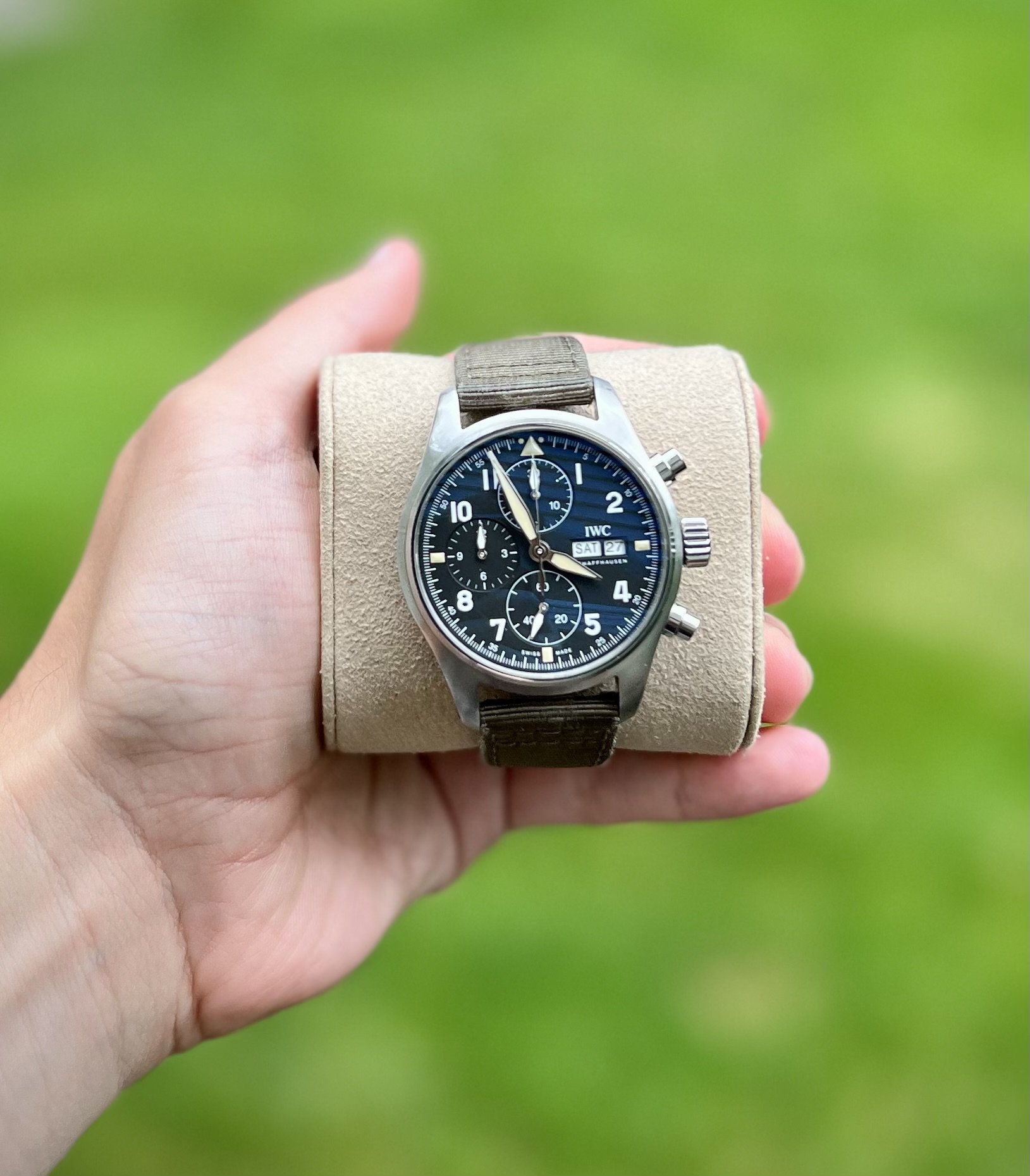 Iwc spitfire on online wrist