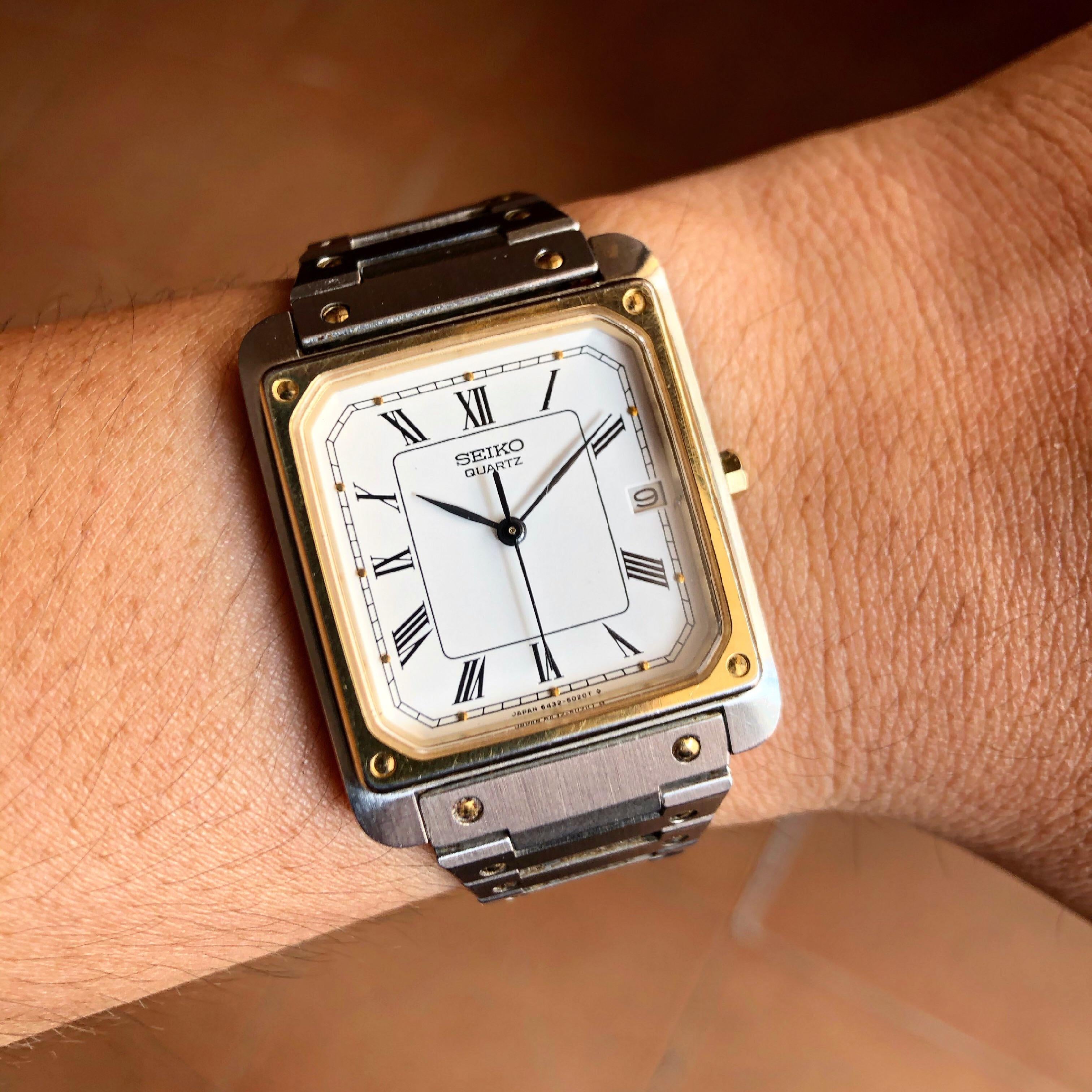 SEIKO セイコー SQ セイコークォーツ 6432-5010 1472 WTS] Seiko SQ 6432-5010 Santos Vibe | WatchCharts Marketplace