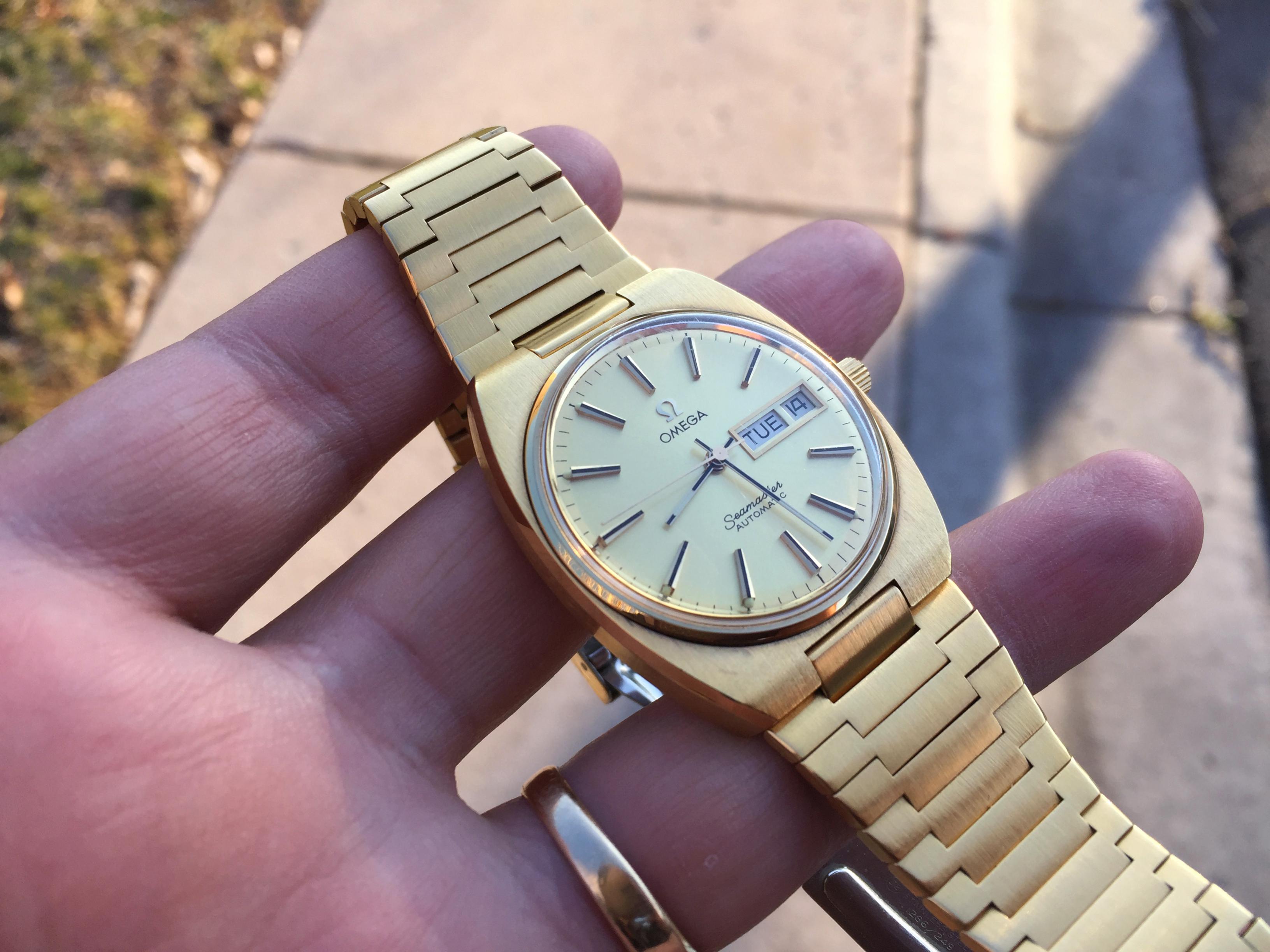 Omega Seamaster 166.0216 Gold | WatchCharts Marketplace