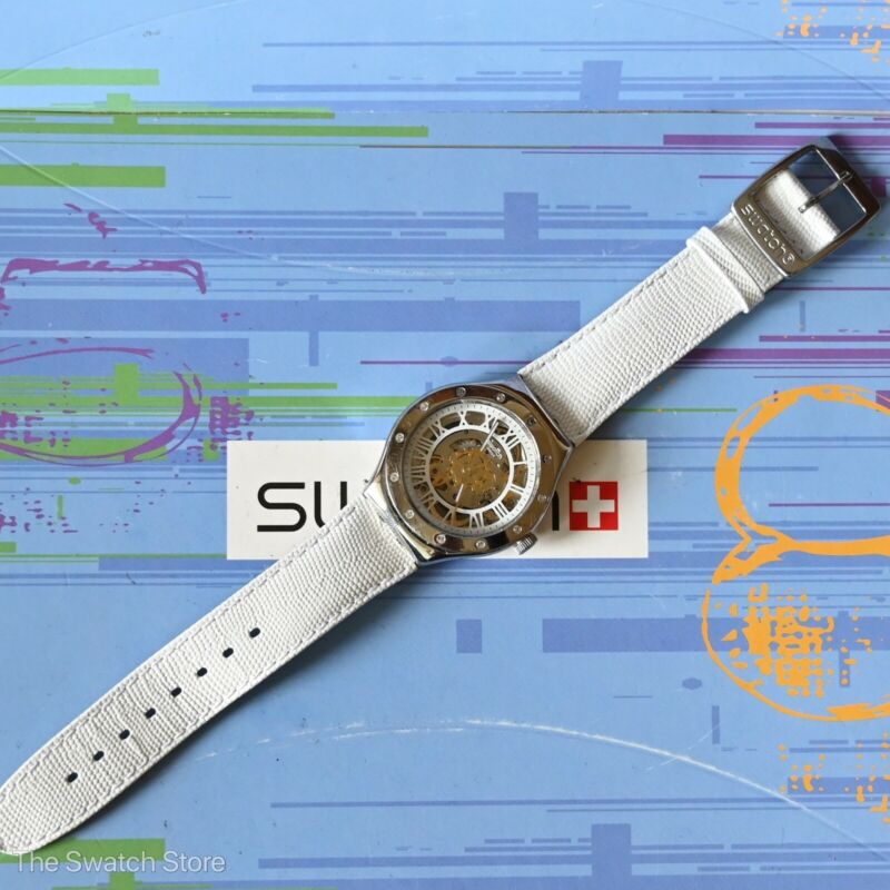 Swatch Irony Automatic Watch YAS109 Rosetta Bianca | WatchCharts