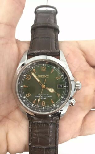 Seiko Alpinist Automatic Watch SARB017 w Geckota Oyster Bracelet -Box Tags  Paper | WatchCharts