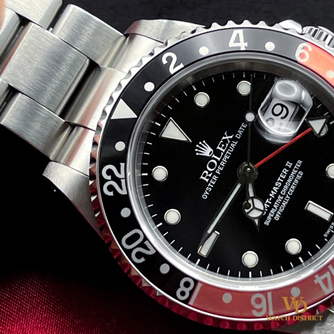 Dec 2023 Serviced Rolex GMT Master II Coke 16710 P Series