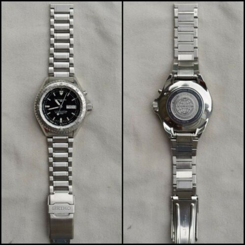 1st Seiko Landmaster Auto Quartz Kinetic Watch SBBW005 5M23 1st Seiko Landmaster Auto Quartz Kinetic Watch SBBW005 5M23