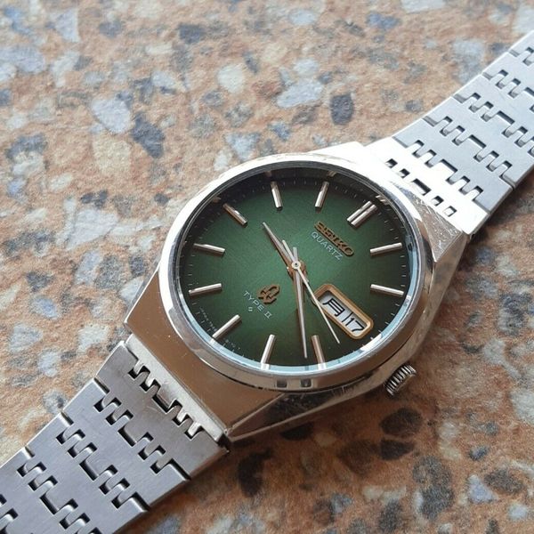 山水62 Vintage Seiko Quartz Type II (SQ) JDM 7546 8160 Kanji