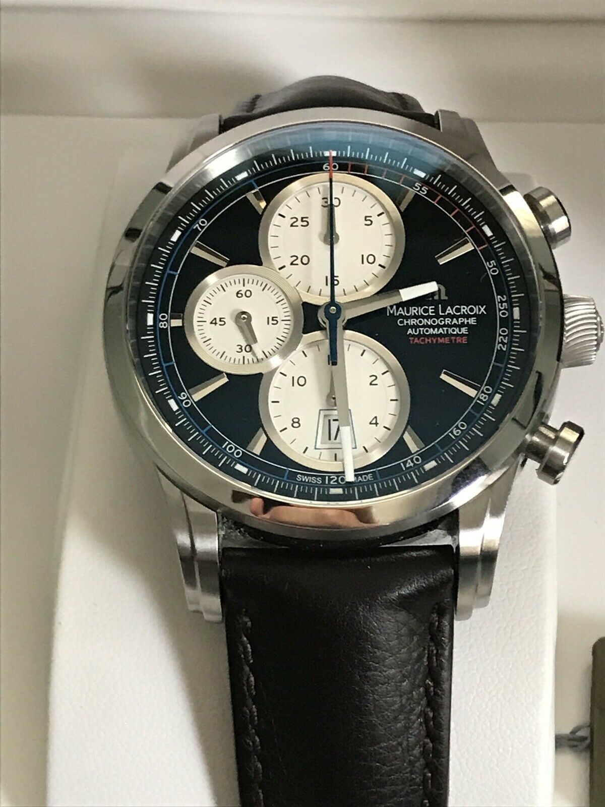 Maurice Lacroix Pontos Chrono Retro Swiss Automatic Watch