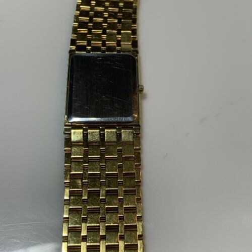 Longines Fancy Dress Watch Gold Plated Band CMZ 5712 Wristwatch