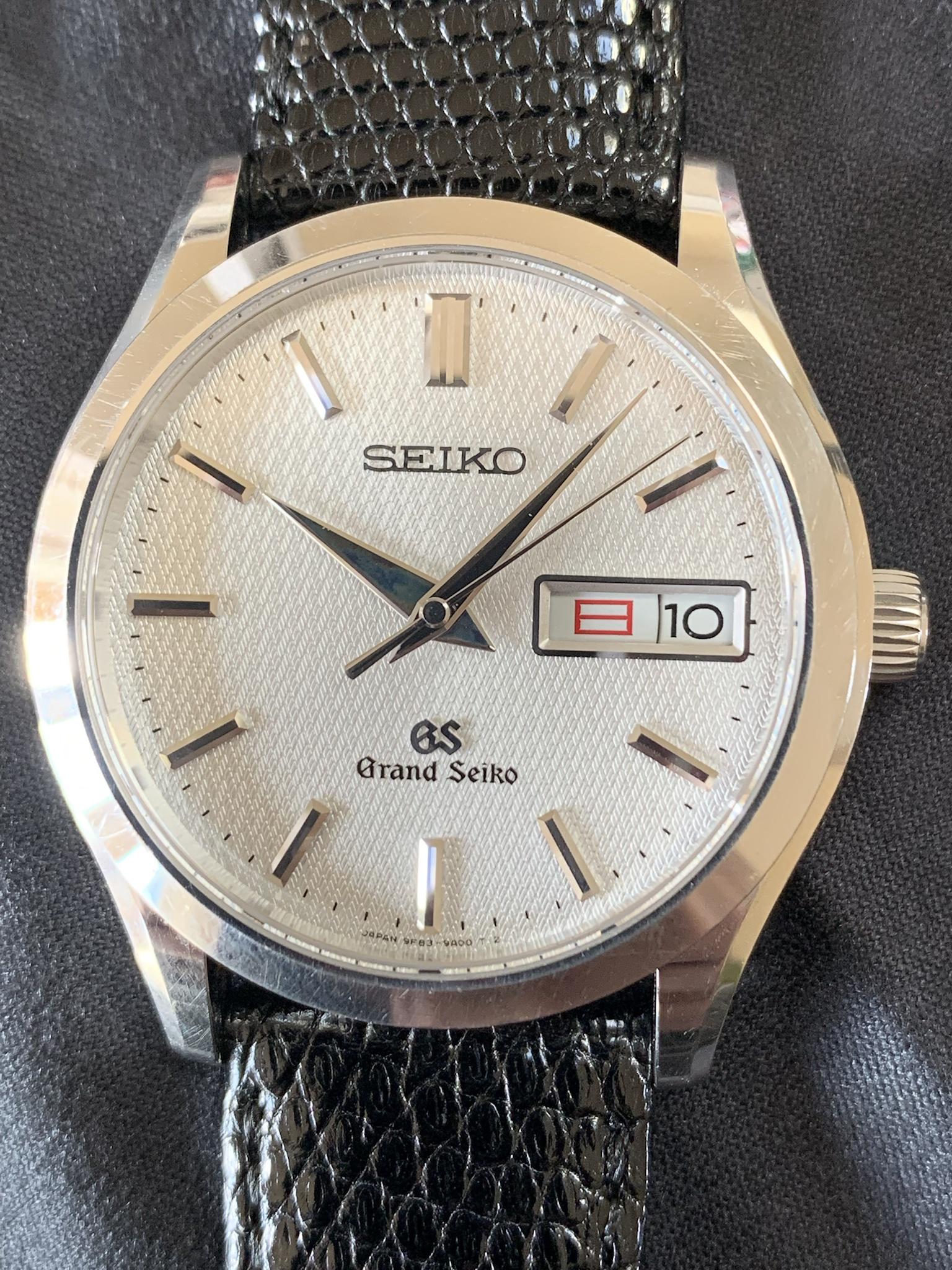 [WTS] Grand Seiko SBGT003 9F83-9A00 Quartz Silver Texture Dial ...