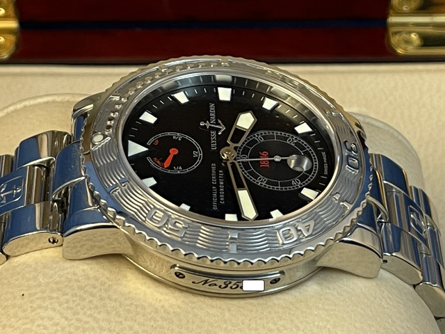 Ulysse nardin hotsell stainless steel bracelet