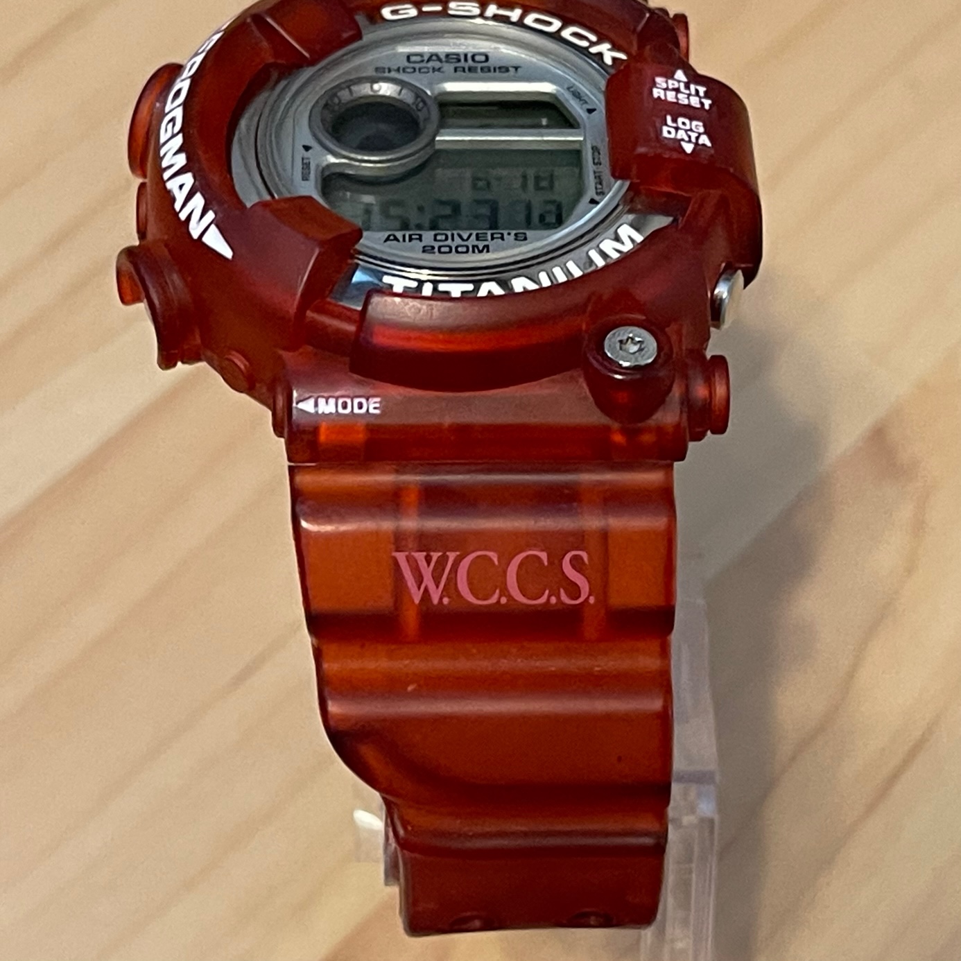 WTS] Casio G-Shock DW-8201WC-7T WCCS Frogman Red Jelly