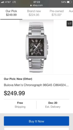 Bulova 96g45 discount