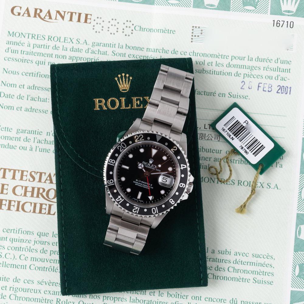 2001 rolex gmt master ii