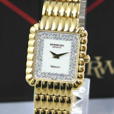 RAYMOND WEIL Nabucco 3753 18K GOLD ELECTROPLATED WOMEN'S