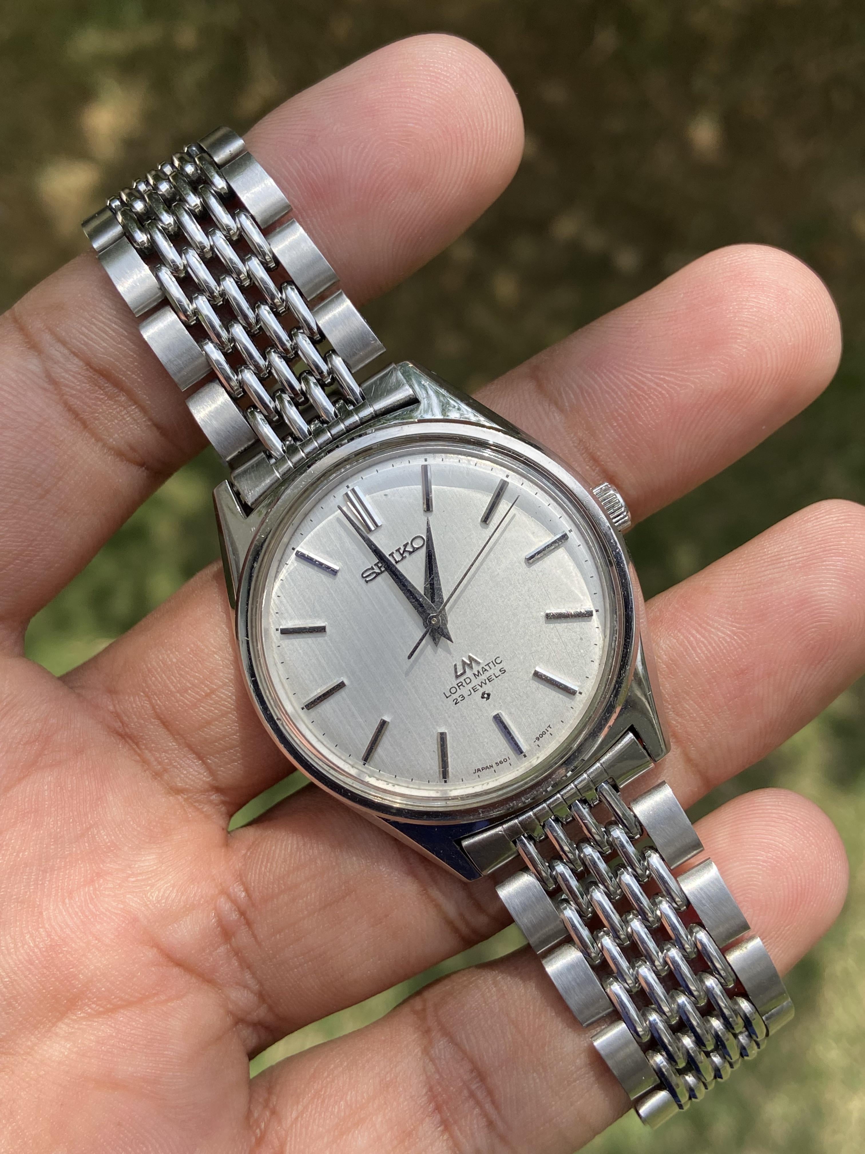 訳あり　SEIKO Lordmatic グレー ステンレス Seiko - Lord Matic Kanji Lin Gray - 1970