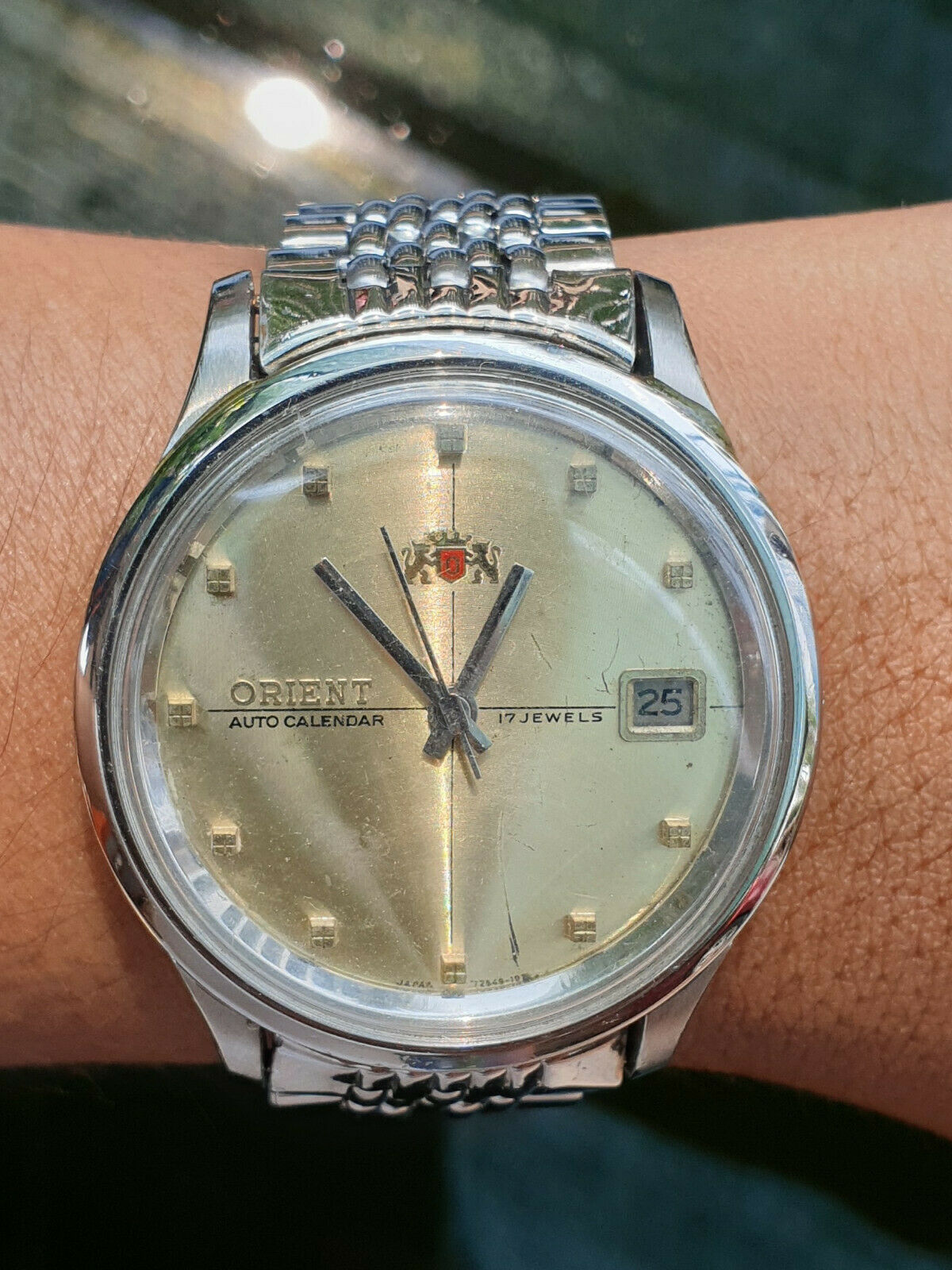 ORIENT AUTO CALENDAR 17 JEWELS GENTS AUTOMATIC RARE